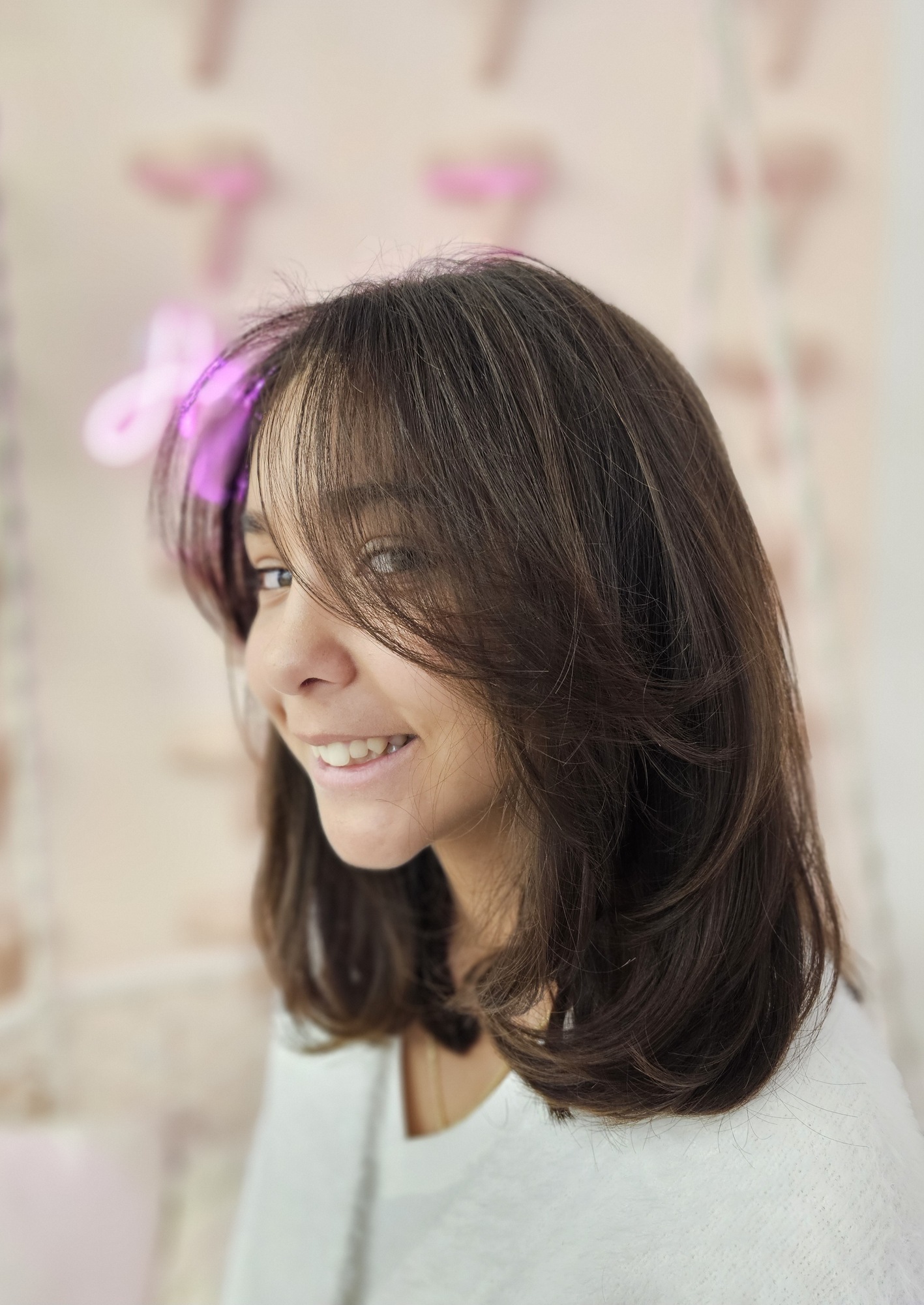 Face framing layered Haircut